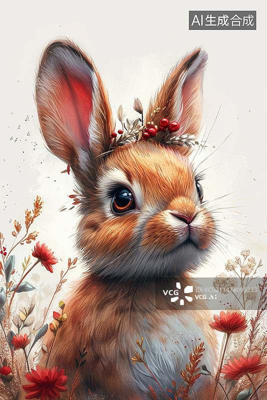 【AI数字艺术】油画生肖动物图片素材