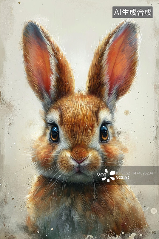 【AI数字艺术】油画生肖动物图片素材