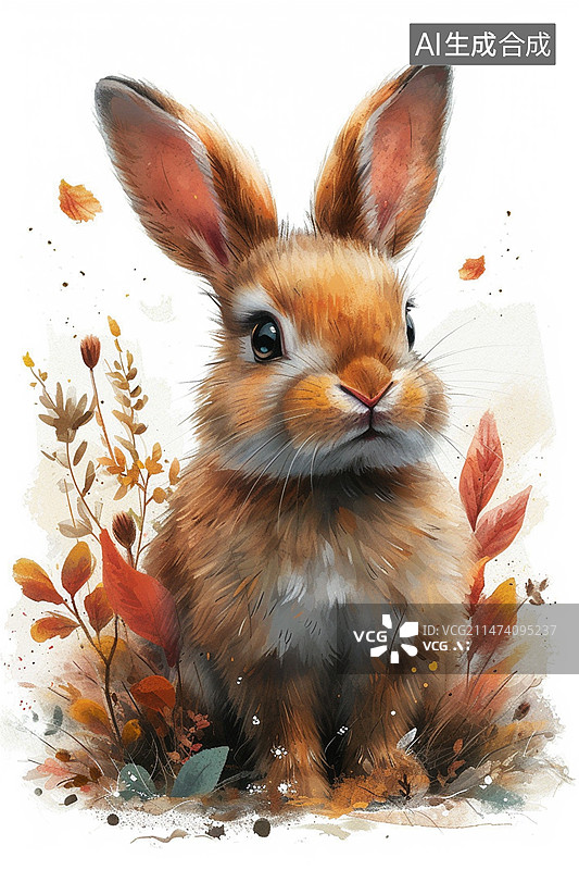 【AI数字艺术】油画生肖动物图片素材