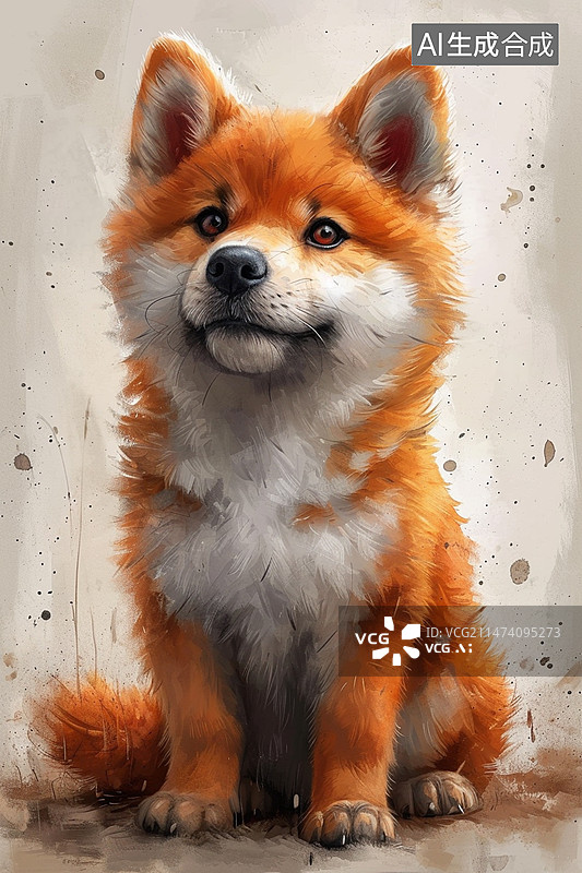 【AI数字艺术】油画生肖动物图片素材