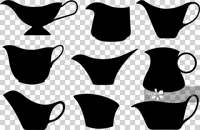 各种肉汁船拼贴图片素材