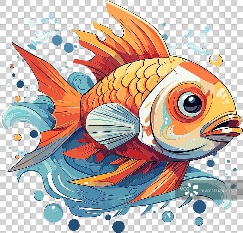 卡通鱼图片素材