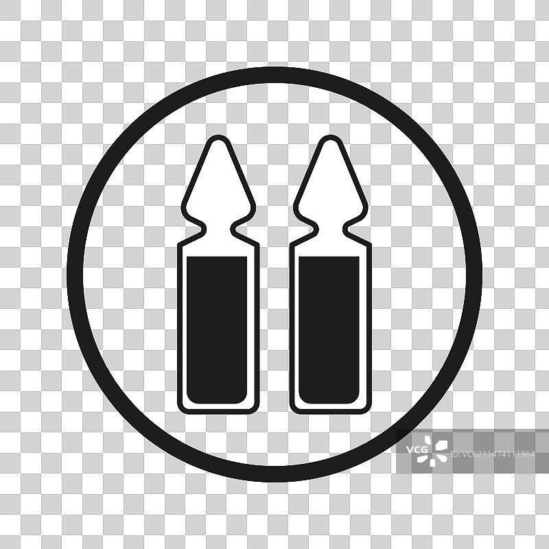 安瓶标志 EPS 10图片素材