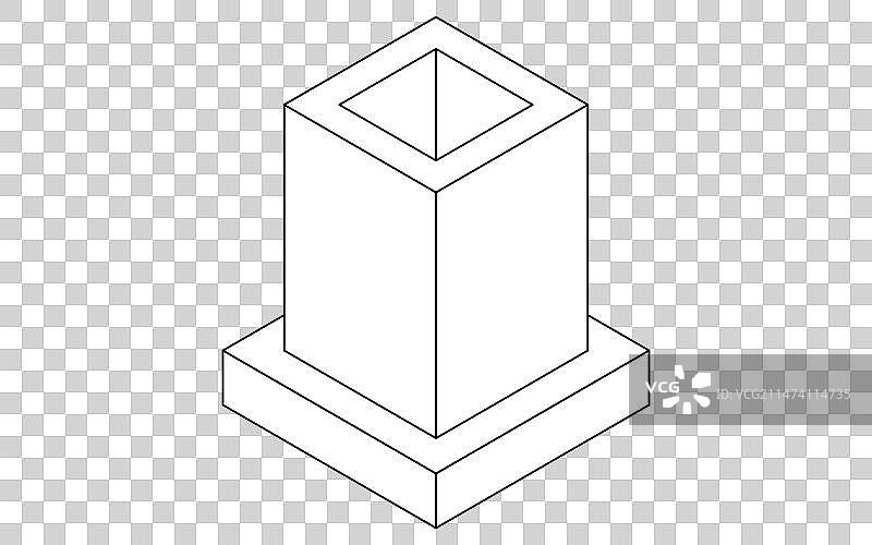 钢结构建筑2.5D示意图片素材