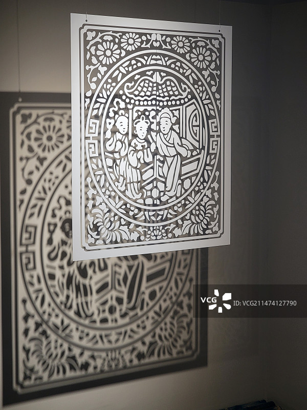 非遗印染光影图片素材