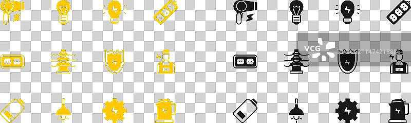 电动延长灯、悬挂照明套装图片素材