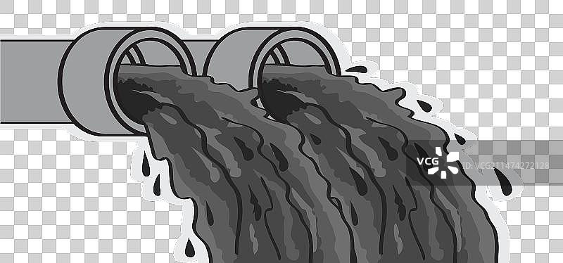 污水油管线图片素材