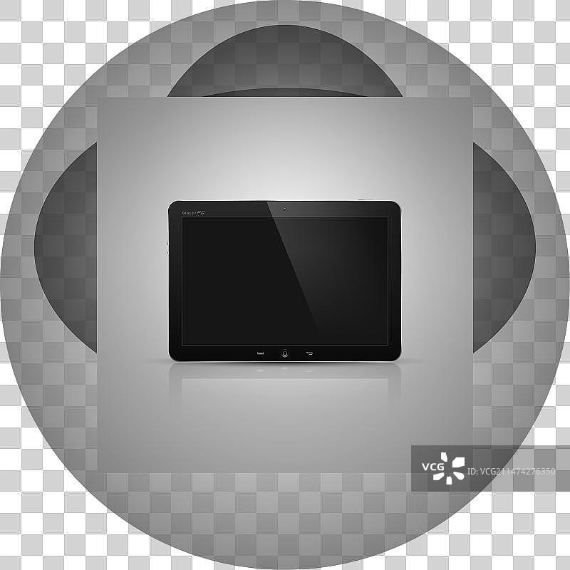 逼真高精度平板电脑图片素材