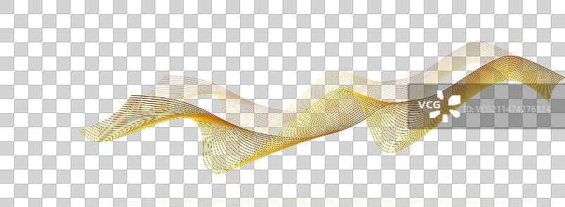 蓝色背景上的抽象线条设计图片素材