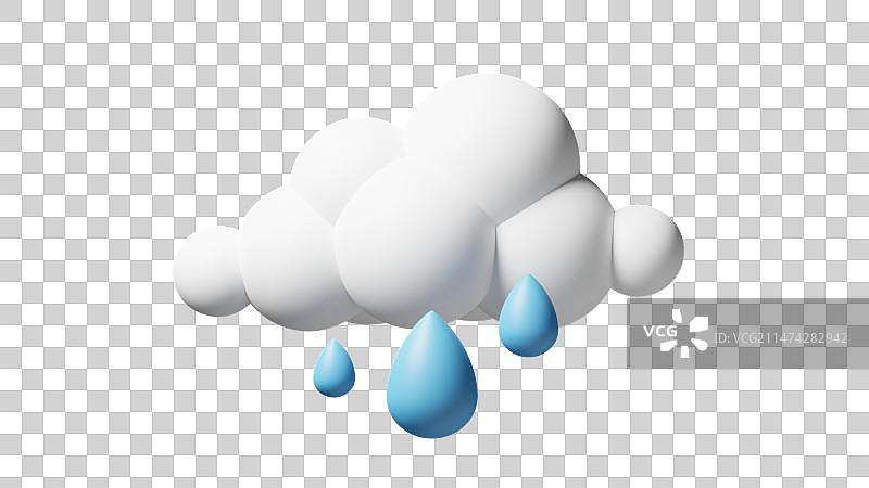 3D渲染天气元素图片素材