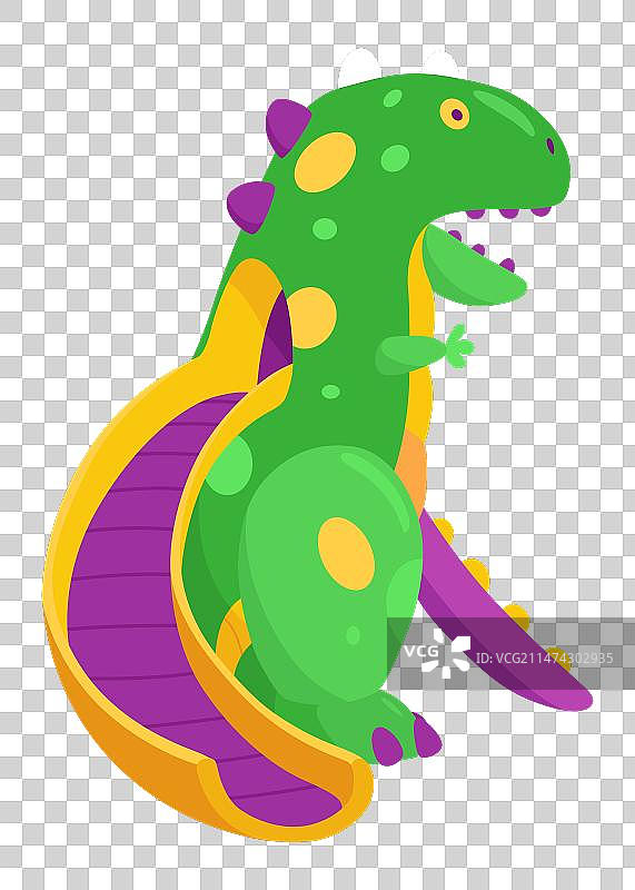 明亮有趣的充气蹦床滑梯图标图片素材