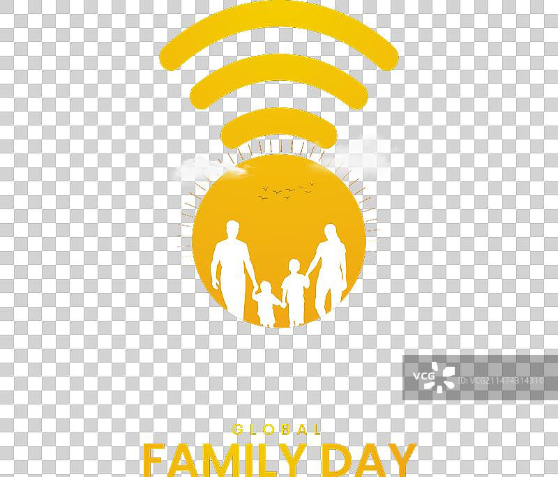 国际家庭日创意图片素材