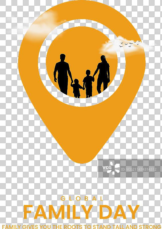 国际家庭日创意图片素材