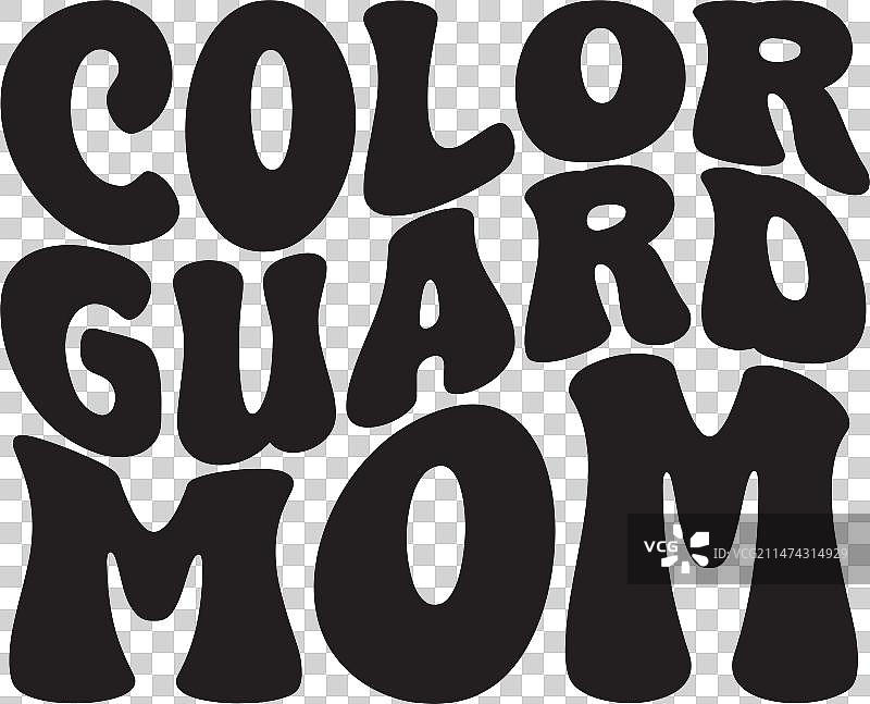 白色背景上的彩色仪仗队妈妈设计图片素材