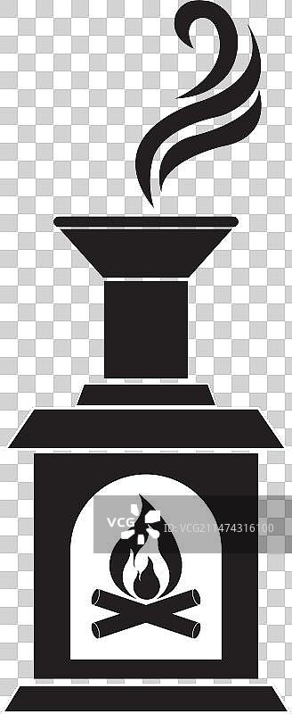 烟囱图标Logo设计模板图片素材