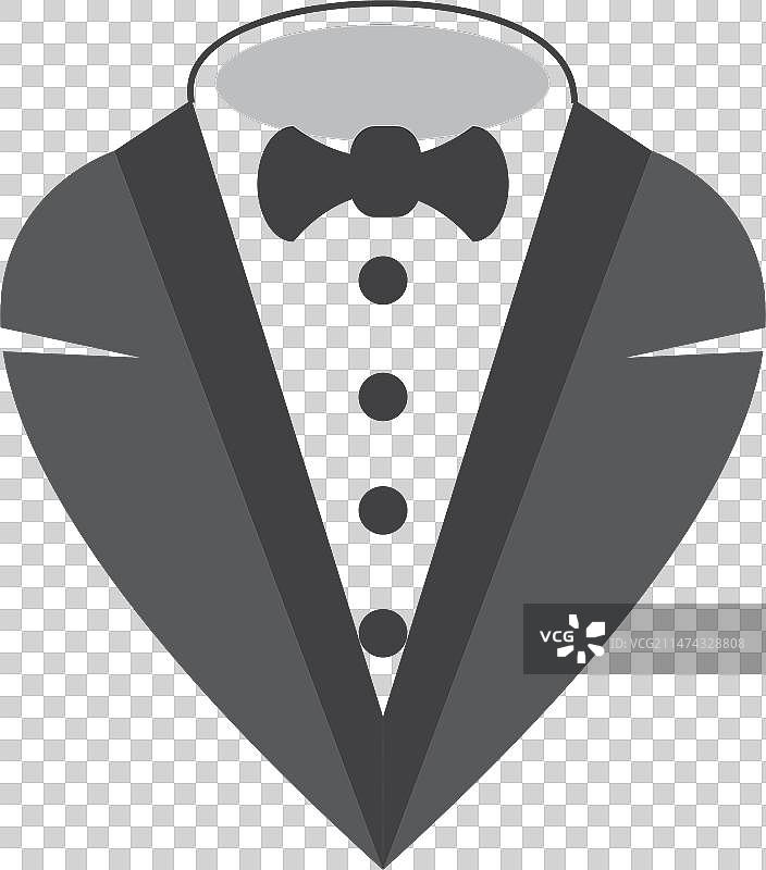 燕尾服图标标志设计模板图片素材