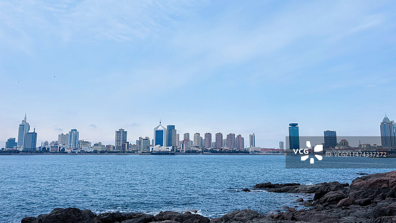 小青岛城市风光图片素材