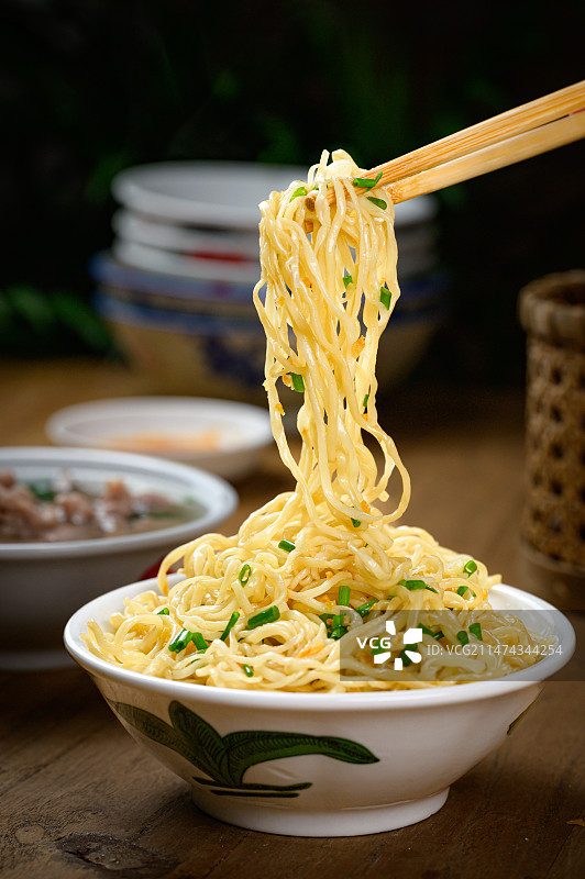 梅州腌面 客家特产美食早餐面条图片素材