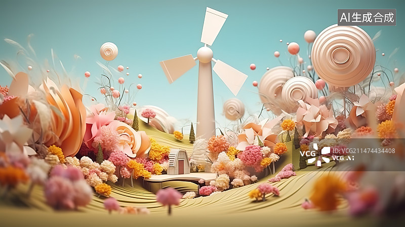 【AI数字艺术】生日聚会上的年轻女性图片素材