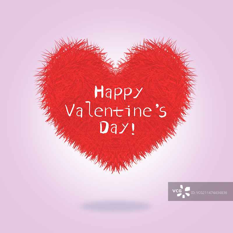 情人节爱心简约插画图片素材