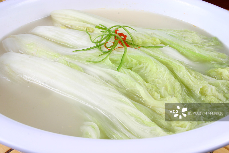 上汤娃娃菜图片素材