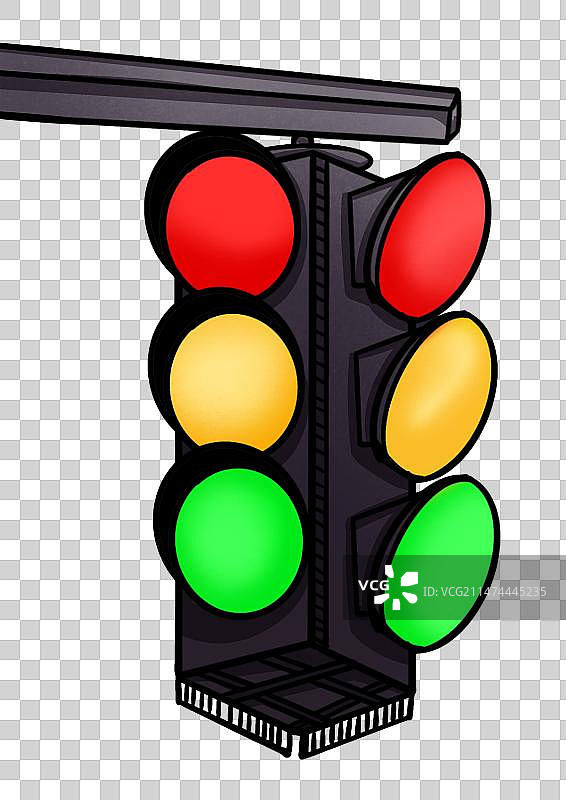 双向红绿灯图片素材