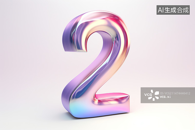 【AI数字艺术】白色背景下粉红色字母的特写镜头图片素材