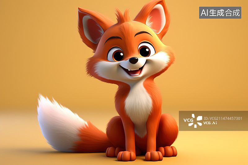 【AI数字艺术】橙色背景下的玩具特写镜头图片素材