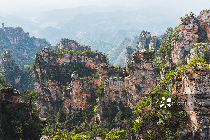 湖南张家界武陵源自然风景区图片素材