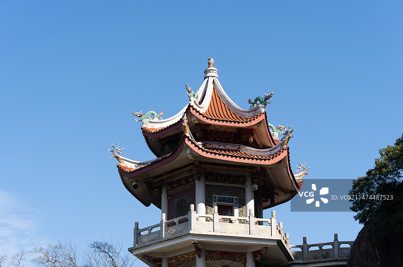 泉州仙公山凉亭图片素材