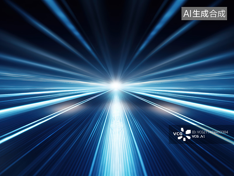 【AI数字艺术】运动模糊道路图片素材