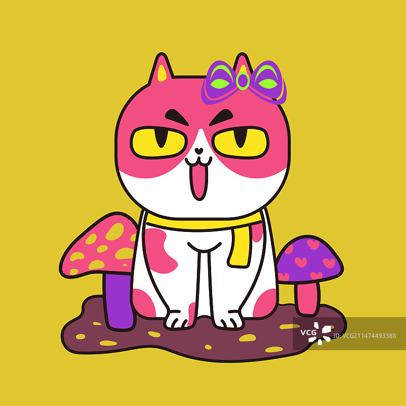 可爱猫咪图图片素材