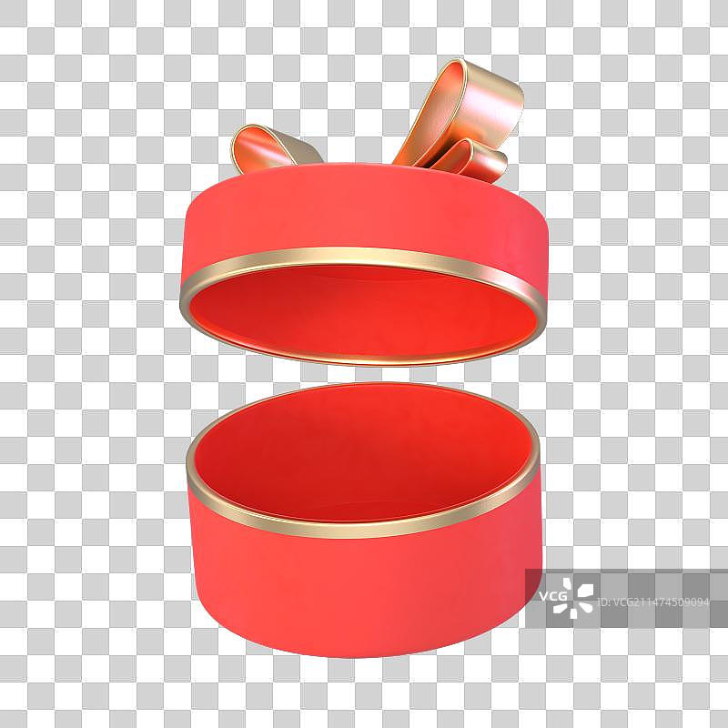 3D渲染打开促销礼物盒图片素材