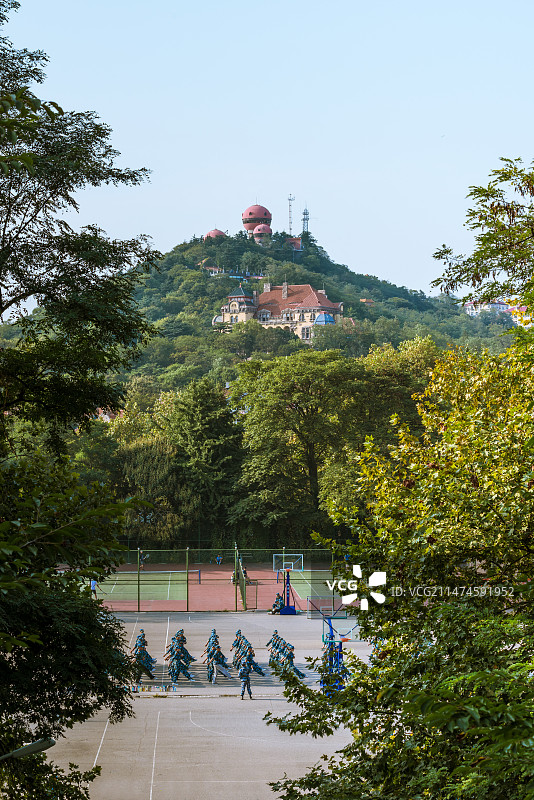 青岛信号山图片素材