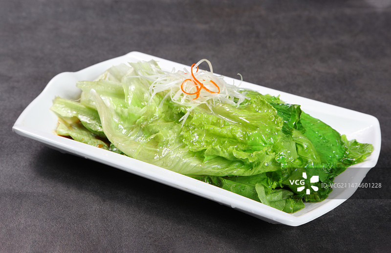 白灼生菜图片素材