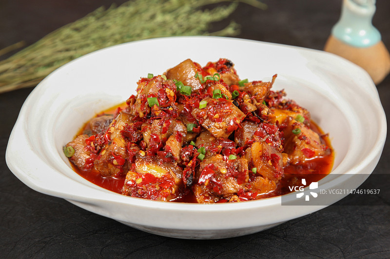 坛焖酱肉图片素材