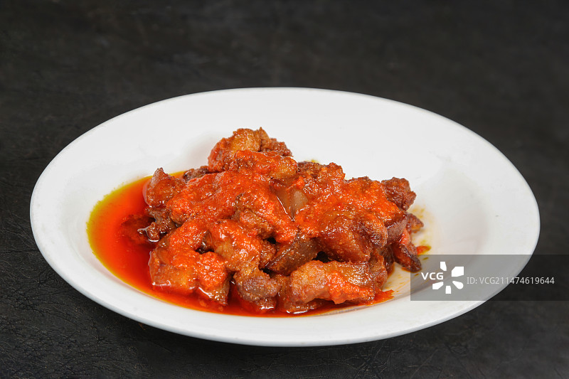 坛焖酱肉图片素材