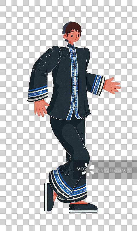 畲族畲族服装男性图片素材