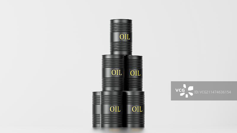 石油桶和美元图片素材