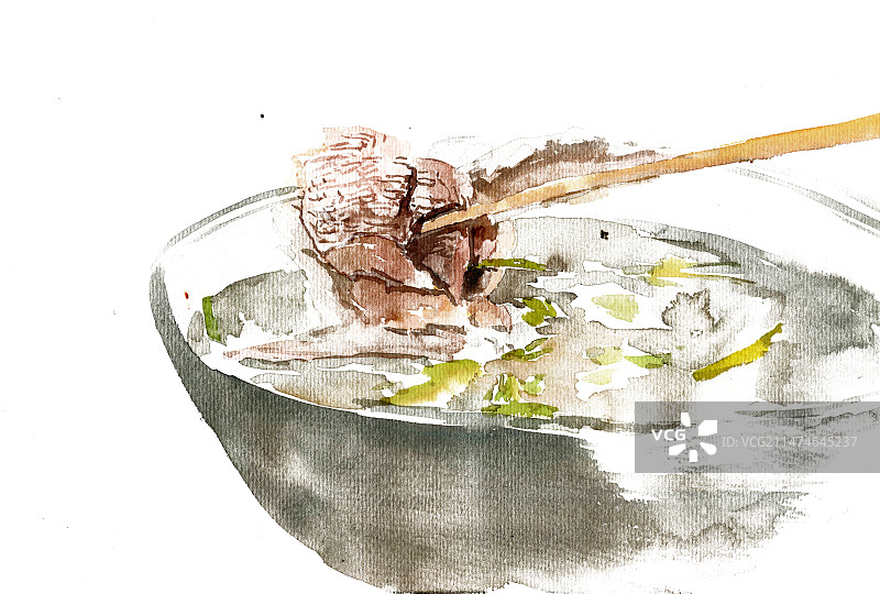 香喷喷的羊肉汤图片素材