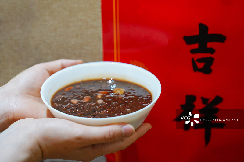 浓香的腊八粥/八宝粥图片素材