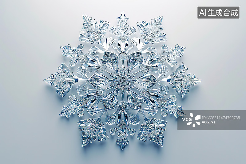 【AI数字艺术】正上方白色背景上的圣诞装饰照片图片素材