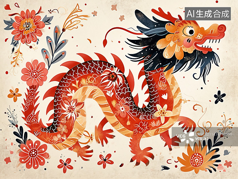 【AI数字艺术】龙图片素材