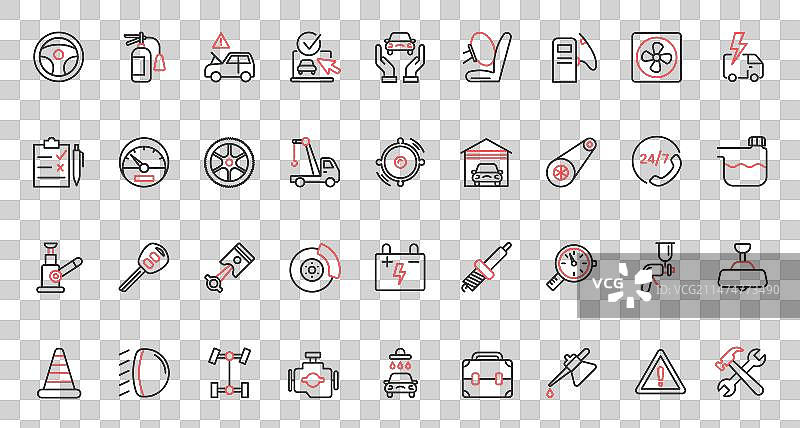 汽车维修服务车间设备图片素材