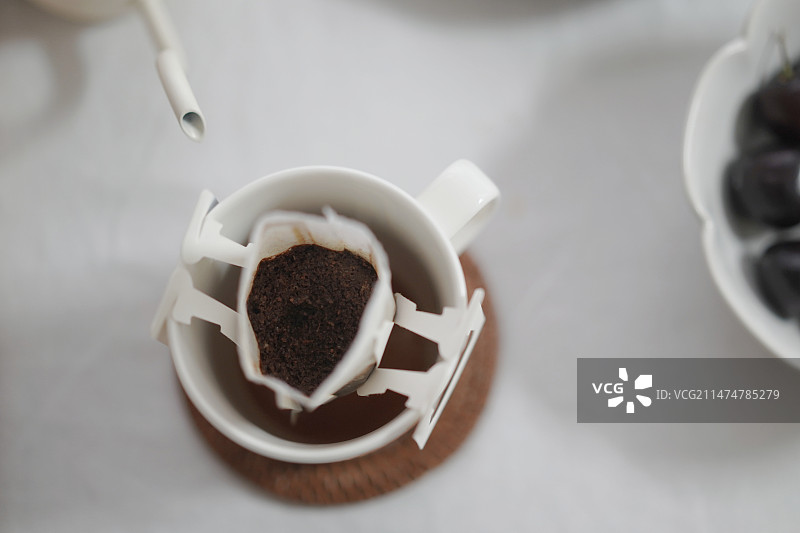 冲泡挂耳咖啡图片素材