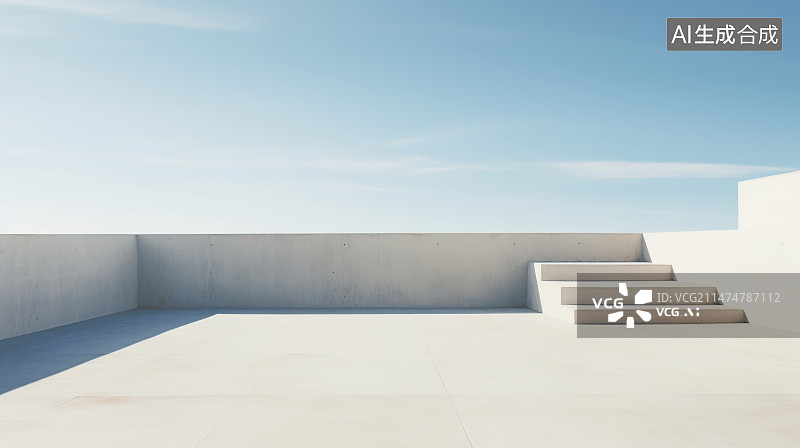 【AI数字艺术】天台图片素材