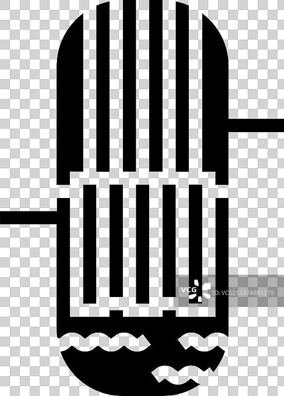 核反应堆能源标志图标图片素材