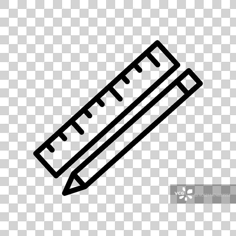 尺子艺术线条图标标志图片素材