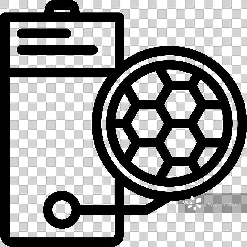 石墨烯电池线性图标图片素材