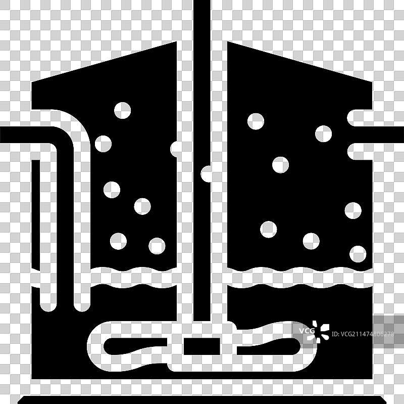 厌氧消化生物质能源标志图标图片素材